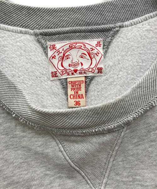 EVISU（エヴィス）EVISU (エヴィス) クルーネックスウェット グレー サイズ:36の古着・服飾アイテム