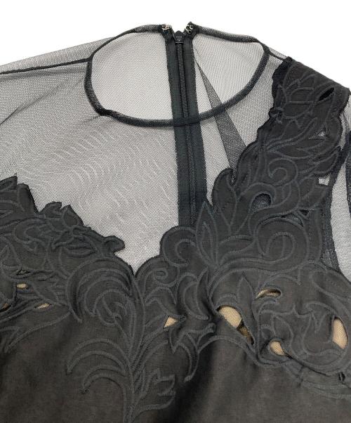 Ameri（アメリ）AMERI (アメリ) UND RENEE CUTWORK DRESS ブラック サイズ:SIZE Sの古着・服飾アイテム
