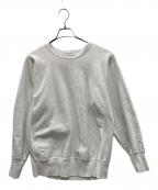 Pherrow'sフェローズ）の古着「リバースウィーブクルーネックスウェット」｜グレー