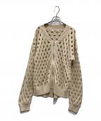 pinueピヌエ）の古着「アップルパイカーディガン」｜ホワイト