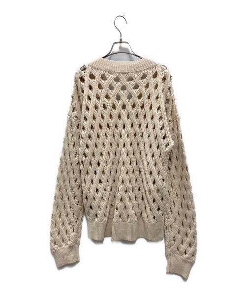 pinue（ピヌエ）pinue (ピヌエ) アップルパイカーディガン ホワイト サイズ:FREEの古着・服飾アイテム