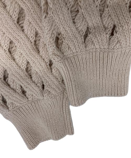 pinue（ピヌエ）pinue (ピヌエ) アップルパイカーディガン ホワイト サイズ:FREEの古着・服飾アイテム