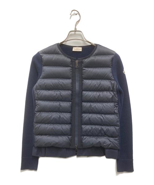 MONCLER（モンクレール）MONCLER (モンクレール) MAGLIONE TRICOT CARDIGAN ネイビー サイズ:XSの古着・服飾アイテム