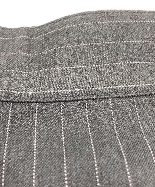 stussy（ステューシー）stussy (ステューシー) striped volume pleated trouser グレー サイズ:SIZE 30の古着・服飾アイテム