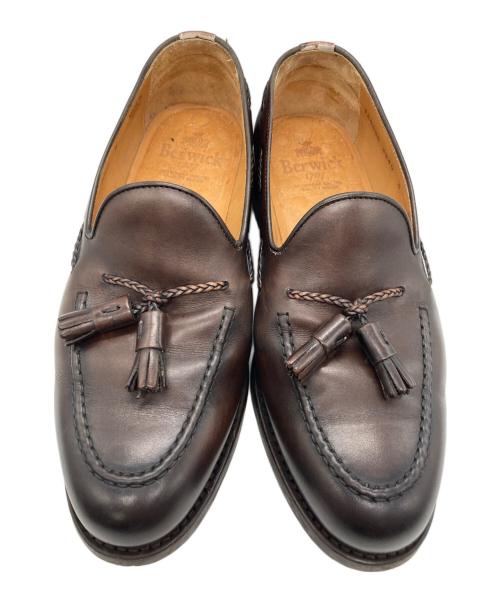 berwick（バーウィック）berwick (バーウィック) タッセルローファー ブラウン サイズ:8の古着・服飾アイテム