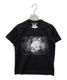 JUNYA WATANABE（ジュンヤワタナベ）の古着「Alison プリントTシャツ」｜ブラック