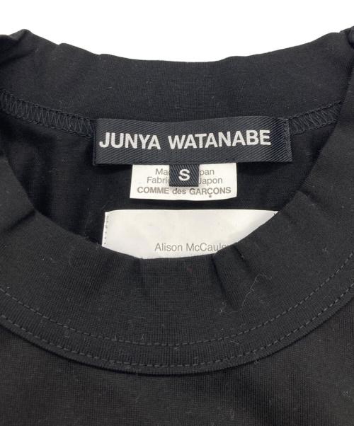 JUNYA WATANABE（ジュンヤワタナベ）JUNYA WATANABE (ジュンヤワタナベ) Alison プリントTシャツ ブラック サイズ:Sの古着・服飾アイテム