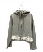 rosy monsterロージーモンスター）の古着「hem frill parker」｜グレー