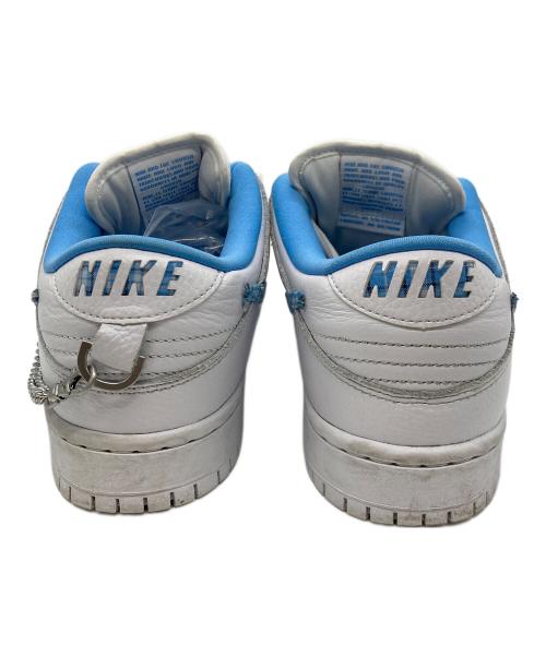 NIKE SB（ナイキエスビー）NIKE SB (ナイキエスビー) Dunk Low Pro Nicole Hause ホワイト×ブルー サイズ:28cmの古着・服飾アイテム