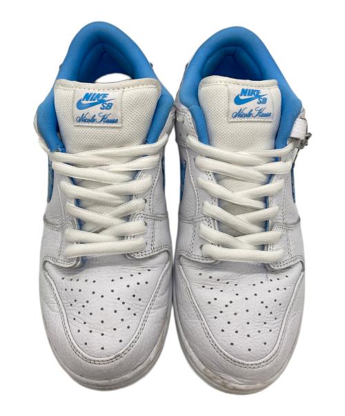 NIKE SB（ナイキエスビー）NIKE SB (ナイキエスビー) Dunk Low Pro Nicole Hause ホワイト×ブルー サイズ:28cmの古着・服飾アイテム