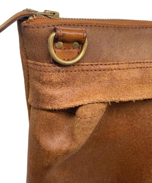 vasco（ヴァスコ）VASCO (ヴァスコ) Lightning Leather Leather Lover Helmet Bag ブラウンの古着・服飾アイテム