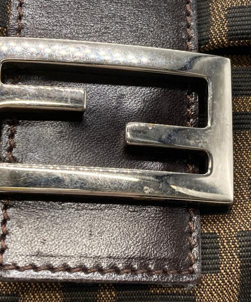 FENDI（フェンディ）FENDI (フェンディ) ズッカ柄 Mamma Baguette Shoulder Bag ブラウンの古着・服飾アイテム