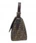 FENDI (フェンディ) ズッカ柄 Mamma Baguette Shoulder Bag ブラウン：98000円