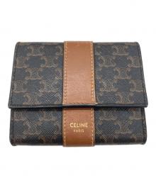 CELINE（セリーヌ）の古着「Small Trifold Wallet」｜ブラウン