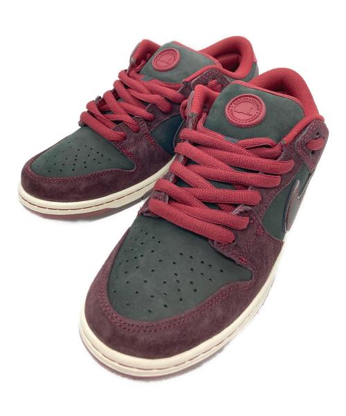 NIKE SB（ナイキエスビー）NIKE SB (ナイキエスビー) Riot Skateshop (ライオットスケートショップ) Dunk Low Pro QS ブラック×ボルドー サイズ:27cmの古着・服飾アイテム