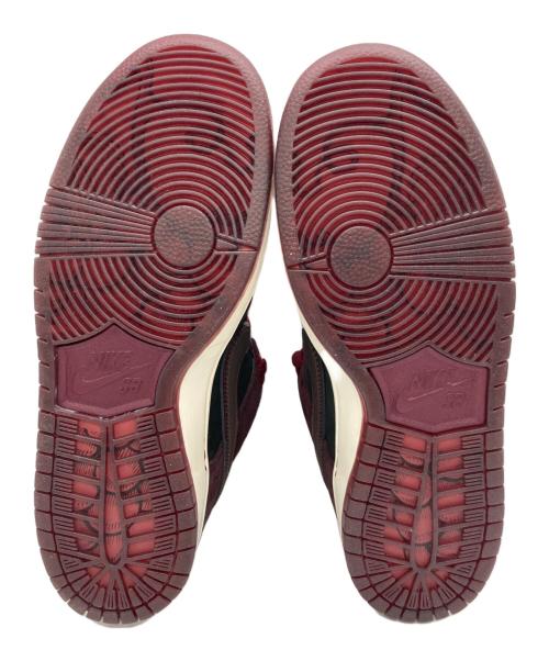 NIKE SB（ナイキエスビー）NIKE SB (ナイキエスビー) Riot Skateshop (ライオットスケートショップ) Dunk Low Pro QS ブラック×ボルドー サイズ:27cmの古着・服飾アイテム