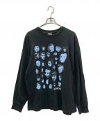SUPREMEシュプリーム）の古着「Faces L/S Tee」｜ブラック