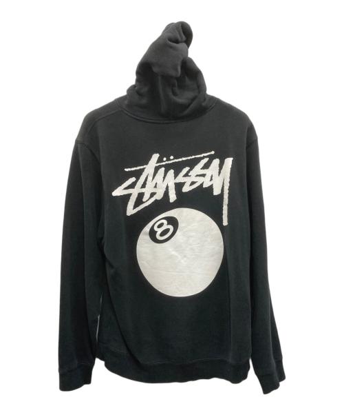 stussy（ステューシー）stussy (ステューシー) 8 Ball Hoodie ブラック サイズ:Mの古着・服飾アイテム