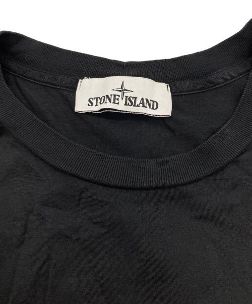 STONE ISLAND（ストーンアイランド）STONE ISLAND (ストーンアイランド) TONAL LOGO PATCH T-SHIRT ブラック サイズ:XLの古着・服飾アイテム