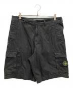 STONE ISLANDストーンアイランド）の古着「カーゴショーツ」｜ブラック