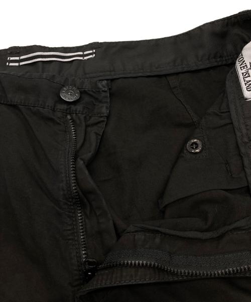 STONE ISLAND（ストーンアイランド）STONE ISLAND (ストーンアイランド) カーゴショーツ ブラック サイズ:86cm (W34)の古着・服飾アイテム