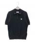 STONE ISLAND（ストーンアイランド）の古着「KNIT POLO SHIRT SHORT SLEEVE」｜ブラック