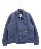 CarHarttカーハート）の古着「ダック地ワークジャケット」｜ネイビー