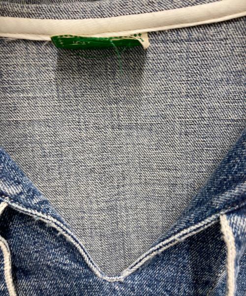 mexipa（メキパ）Mexipa (メキパ) Selvage Denim damage Mexican Parker インディゴ サイズ:Sの古着・服飾アイテム