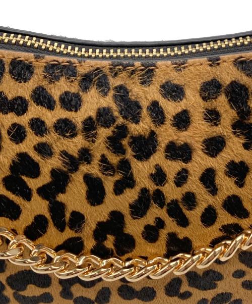 MICHAEL KORS（マイケル・コース）MICHAEL KORS (マイケル・コース) ヒョウ柄スモールクロスボディ ブラウン×ブラックの古着・服飾アイテム