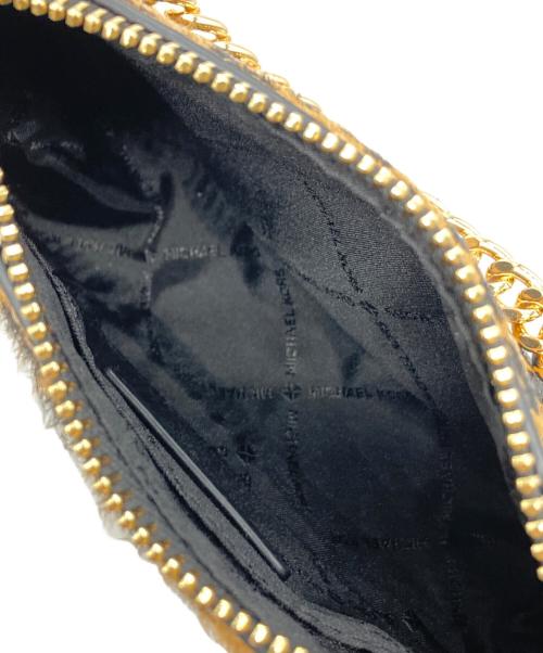 MICHAEL KORS（マイケル・コース）MICHAEL KORS (マイケル・コース) ヒョウ柄スモールクロスボディ ブラウン×ブラックの古着・服飾アイテム