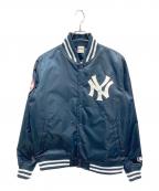 Fanaticsファナティクス）の古着「サテン スタジャン」｜ネイビー
