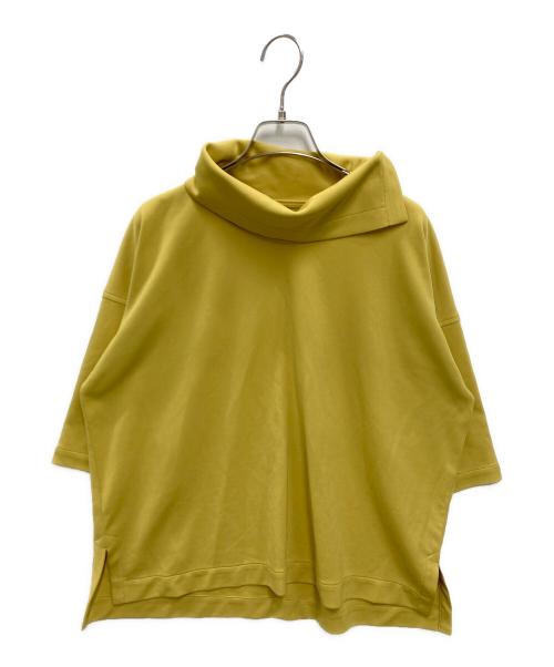 ISSEY MIYAKE（イッセイミヤケ）ISSEY MIYAKE (イッセイミヤケ) タートルネックカットソー イエロー サイズ:3の古着・服飾アイテム