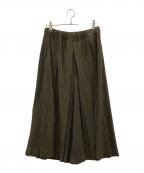 HOMME PLISSE ISSEY MIYAKEオム プリッセ イッセイ ミヤケ）の古着「プリーツ袴パンツ」｜ブラウン