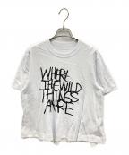 sacaiサカイ）の古着「WHERE THE WILD THINGS ARE Cotton Jersey T-Shirt」｜ホワイト