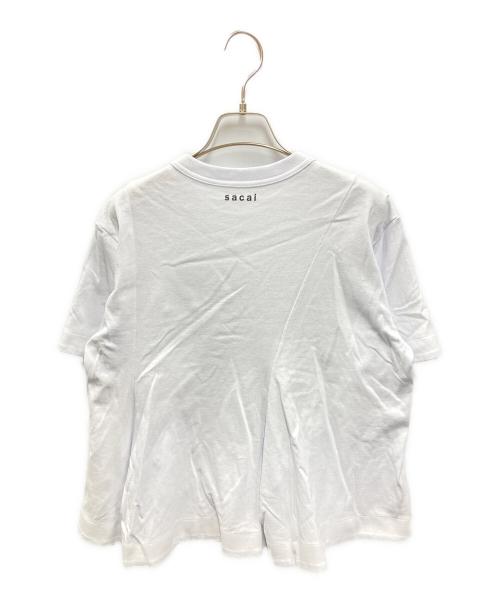 sacai（サカイ）sacai (サカイ) WHERE THE WILD THINGS ARE Cotton Jersey T-Shirt ホワイト サイズ:1 未使用品の古着・服飾アイテム