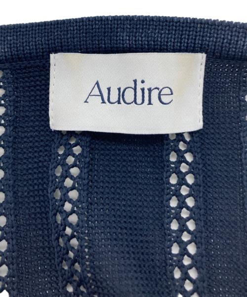 Audire（アウディーレ）Audire (アウディーレ) Milly knit cardigan ネイビー サイズ:Sの古着・服飾アイテム