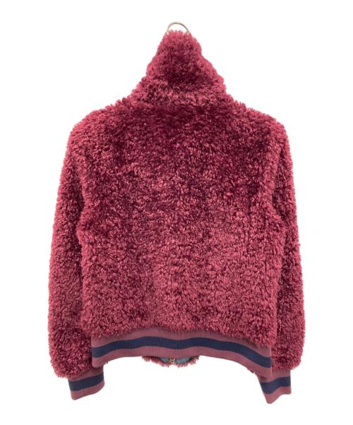 HERNO（ヘルノ）HERNO (ヘルノ) ECO-FUR BOMBER JACKET パープル サイズ:42の古着・服飾アイテム