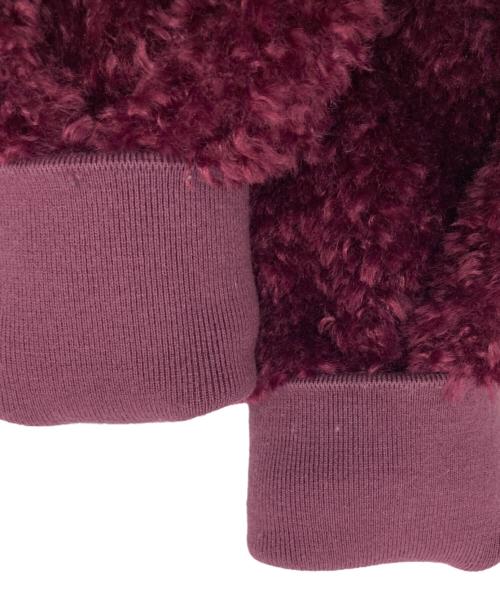 HERNO（ヘルノ）HERNO (ヘルノ) ECO-FUR BOMBER JACKET パープル サイズ:42の古着・服飾アイテム