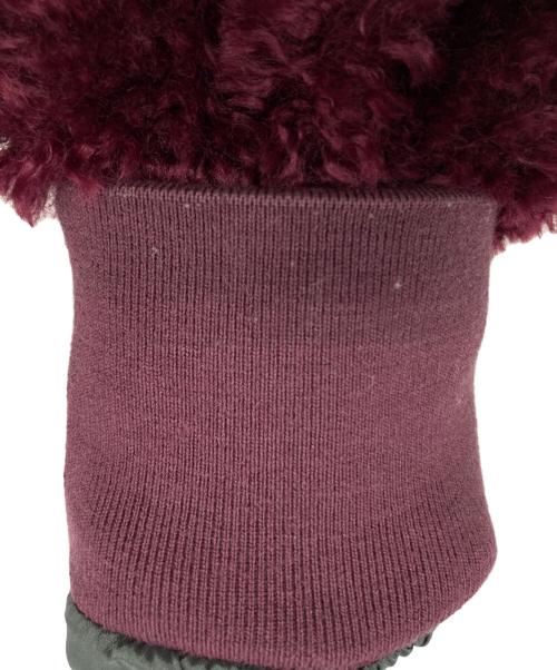 HERNO（ヘルノ）HERNO (ヘルノ) ECO-FUR BOMBER JACKET パープル サイズ:42の古着・服飾アイテム