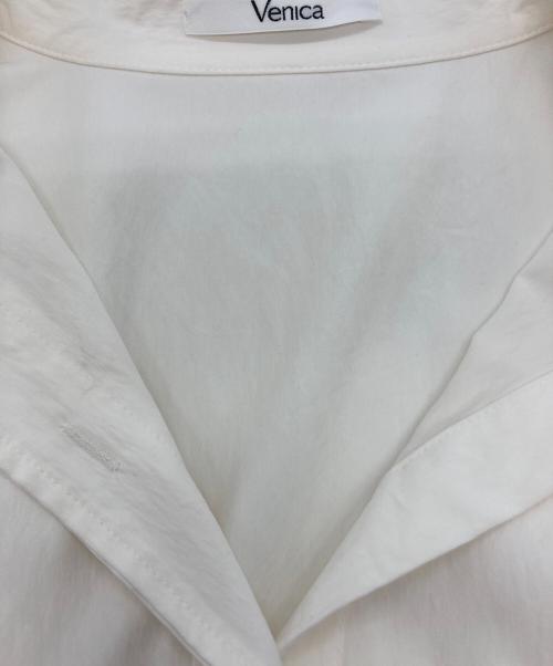 venica（ヴェニカ）venica (ヴェニカ) Big silhouette shirt ホワイト サイズ:FREEの古着・服飾アイテム