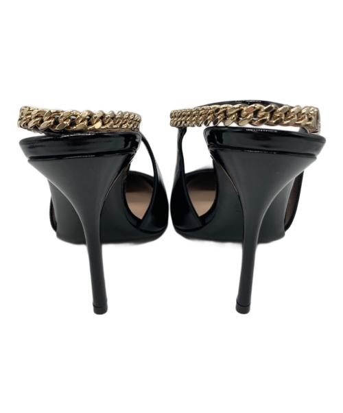 GUCCI（グッチ）GUCCI (グッチ) シニョリーアスリングバックパンプス ブラック サイズ:39の古着・服飾アイテム