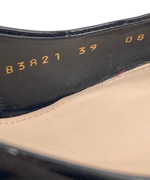 GUCCI（グッチ）GUCCI (グッチ) シニョリーアスリングバックパンプス ブラック サイズ:39の古着・服飾アイテム