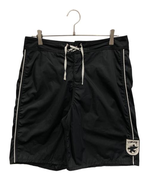 stussy（ステューシー）stussy (ステューシー) サーフマンボードショーツ ブラック サイズ:30の古着・服飾アイテム