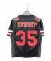 stussy (ステューシー) フットボールTシャツ ブラック サイズ:S：7000円