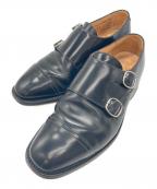 SANDERSサンダース）の古着「モンクストラップシューズ」｜ブラック