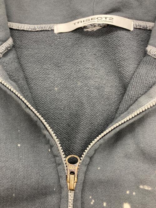 JOURNAL STANDARD TRISECT（ジャーナルスタンダード トライセクト）JOURNAL STANDARD TRISECT (ジャーナルスタンダード トライセクト) クラッシュ ブリーチパーカー グレー サイズ:Mの古着・服飾アイテム