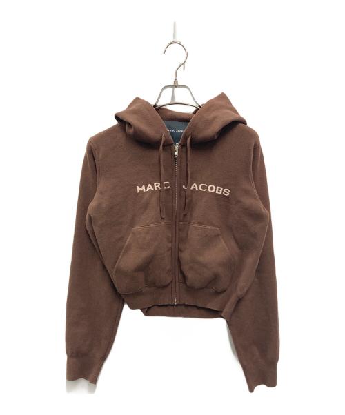 MARC JACOBS（マークジェイコブス）MARC JACOBS (マークジェイコブス) The Cropped Zip Hoddie ブラウン サイズ:XSの古着・服飾アイテム