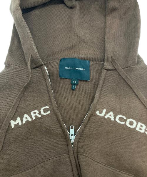 MARC JACOBS（マークジェイコブス）MARC JACOBS (マークジェイコブス) The Cropped Zip Hoddie ブラウン サイズ:XSの古着・服飾アイテム