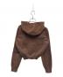 MARC JACOBS (マークジェイコブス) The Cropped Zip Hoddie ブラウン サイズ:XS：9000円