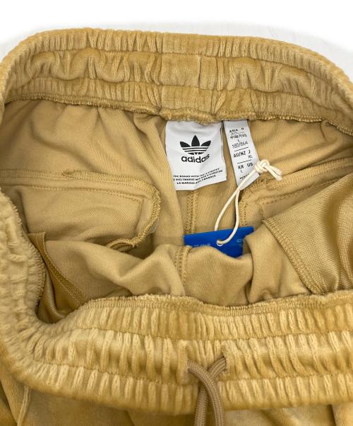 adidas（アディダス）adidas (アディダス) ベッケンバウアー ベロア トラックパンツ イエロー サイズ:Lの古着・服飾アイテム